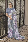 Ikshita Vol 7 By Vallabhi Georgette Printed Sarees Wholesale Shop In Surat
